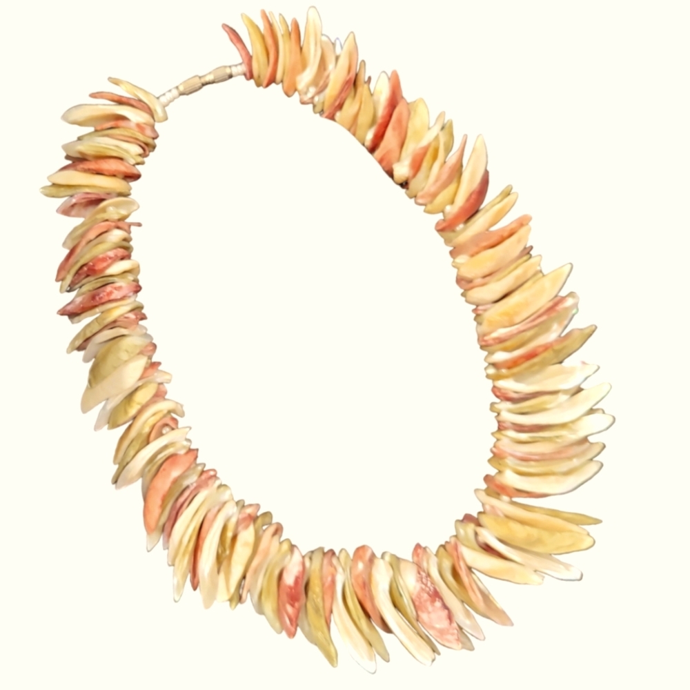 Vintage Colorful shell necklace